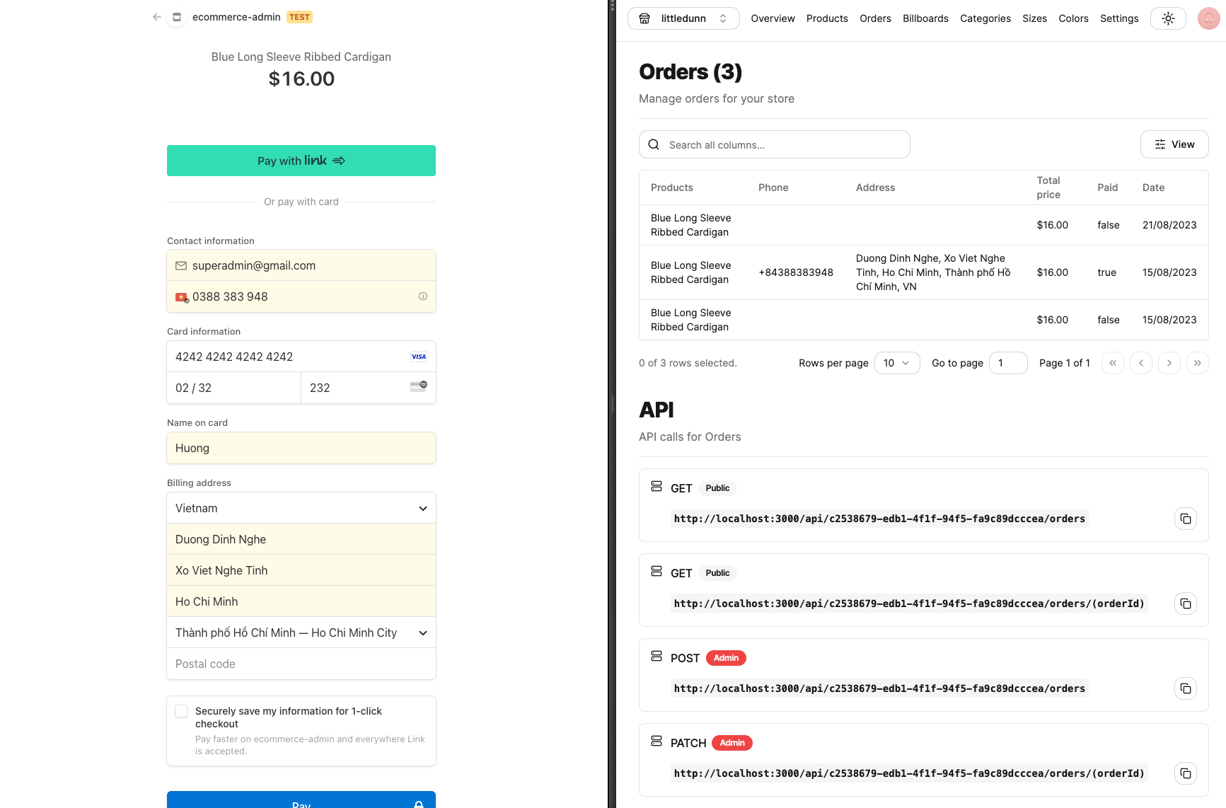 Ecommerce Store